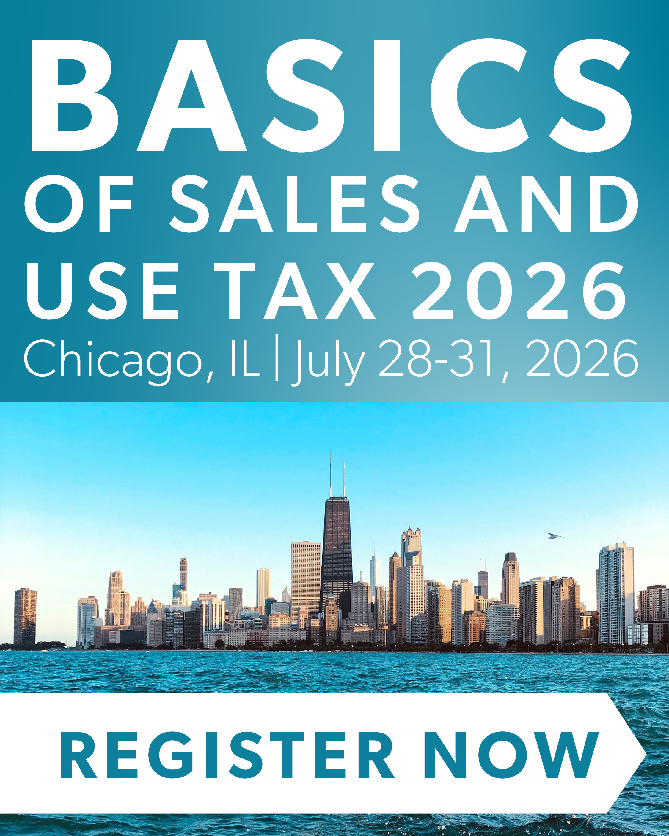 Basics of Sales and Use Tax - Register Now